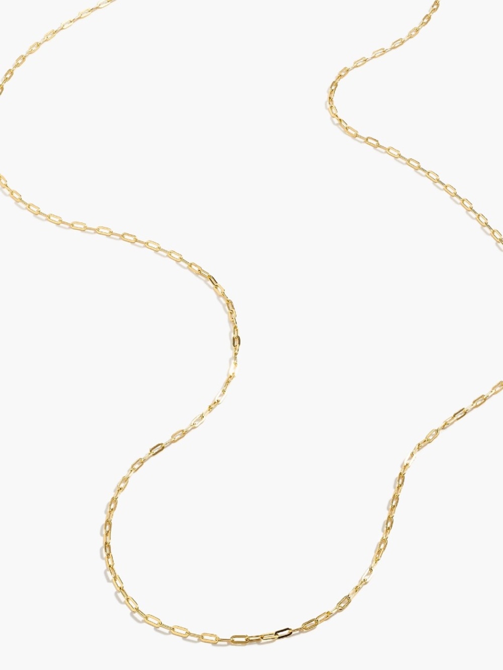 J.Crew Demi-fine 14k Gold-plated Long Chain Necklace - NWOT